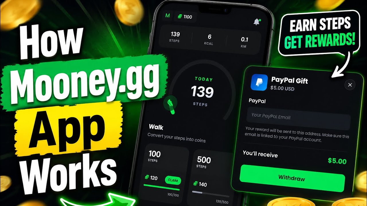 How Mooney.gg Walk-to-Earn App Works &mdash; Pros & Cons 
