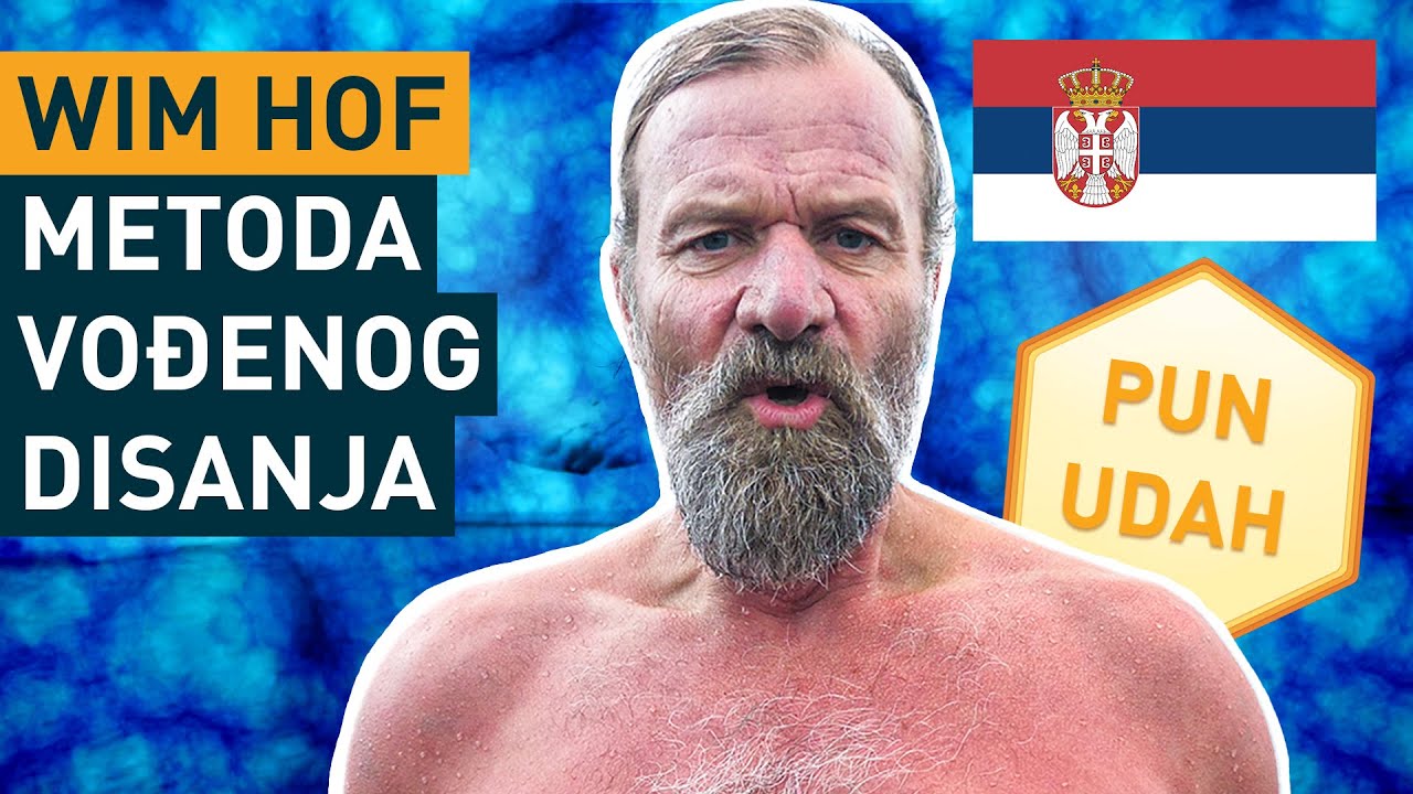Wim Hof Metoda vođenog disanja za početnike (3 kruga, usporeno)