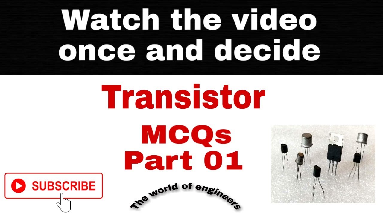 Handa || Electronic MCQs || Transistor MCQs Part 01 MCQS (1-29)