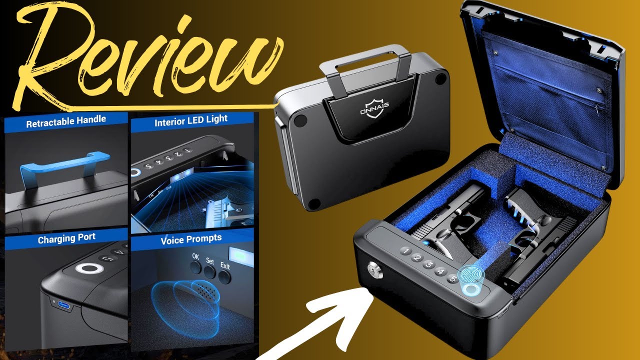 ONNAIS SE Portable Gun Safe Biometric Gun Safe Review