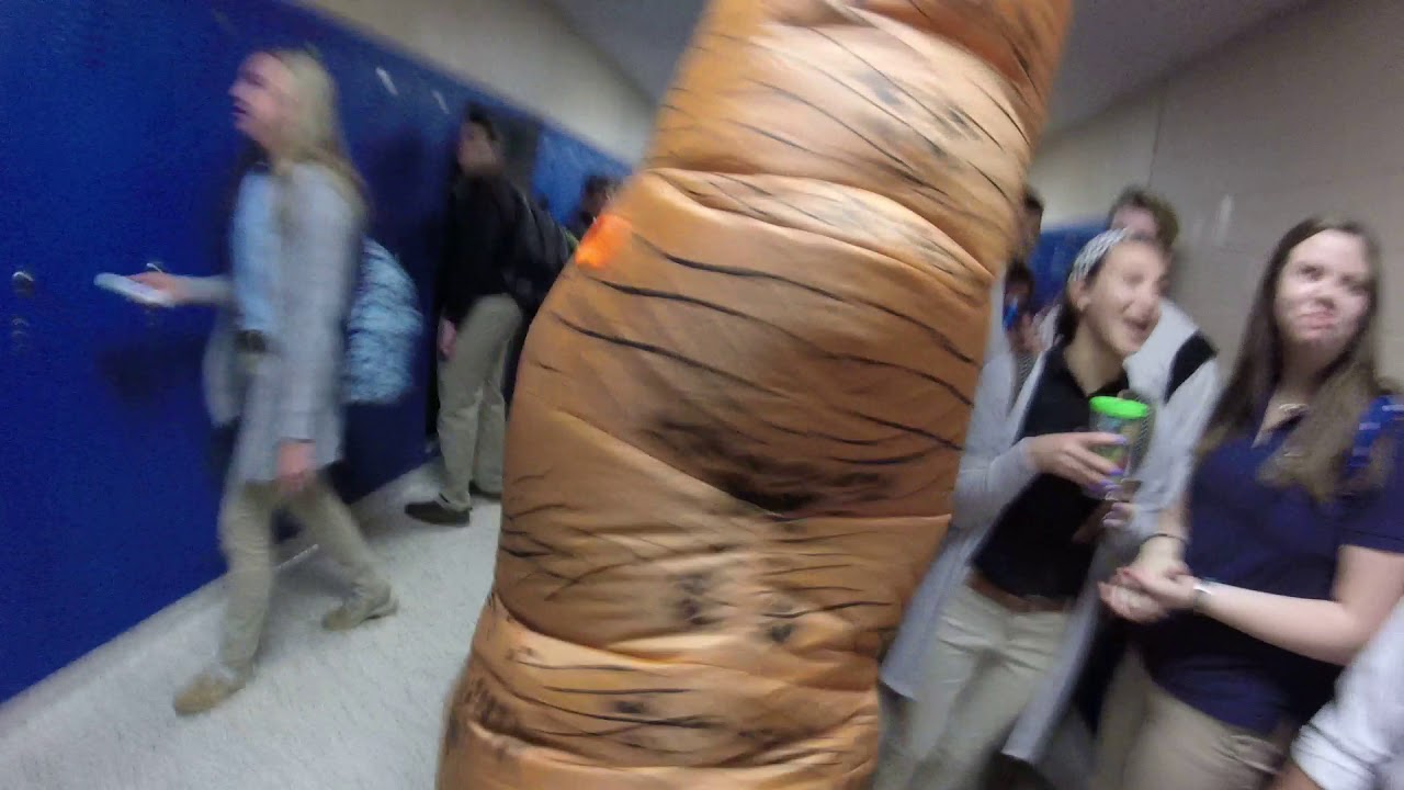 Dino Suit senior prank 2018