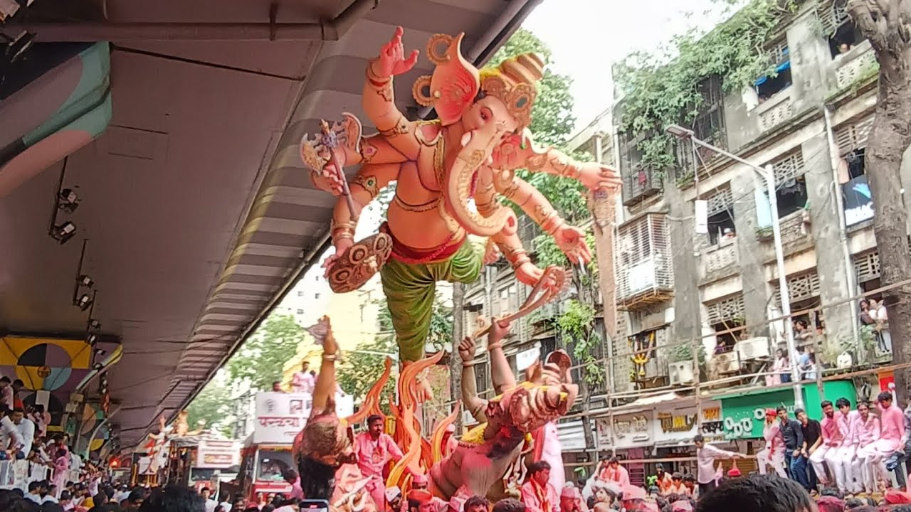 Lalbaug Parel Ganpati visarjan 2025.
