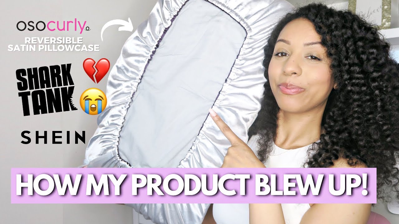 my invention was copied & went VIRAL! *reversible satin pillowcase* | small business STORYTIME