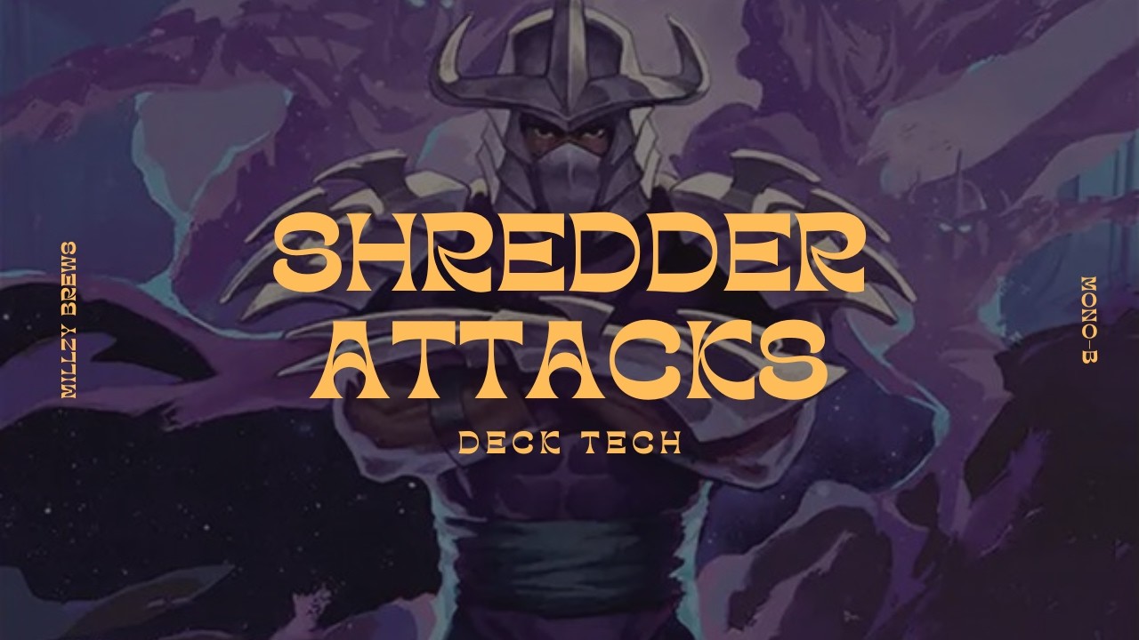 Shredder, Shadow Master | Attack/Life Halving | Commander EDH Deck Tech and Playtest