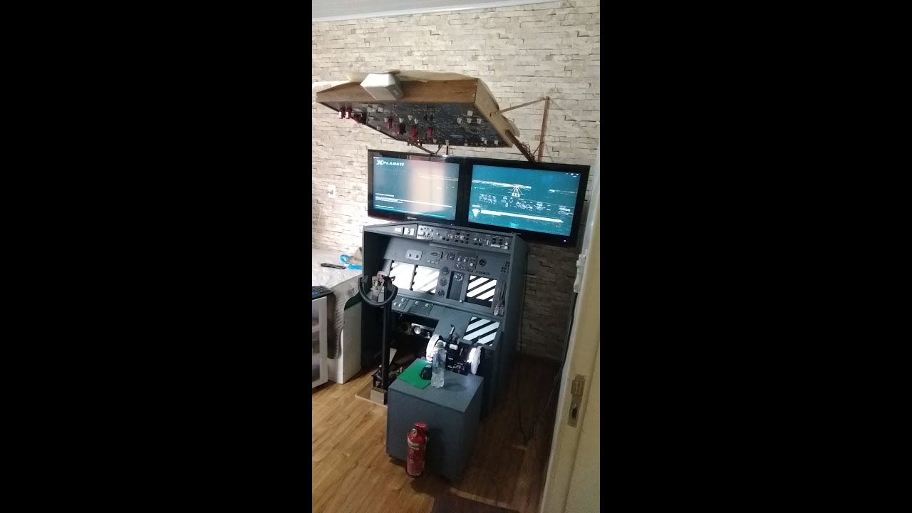 Simulador de voo caseiro