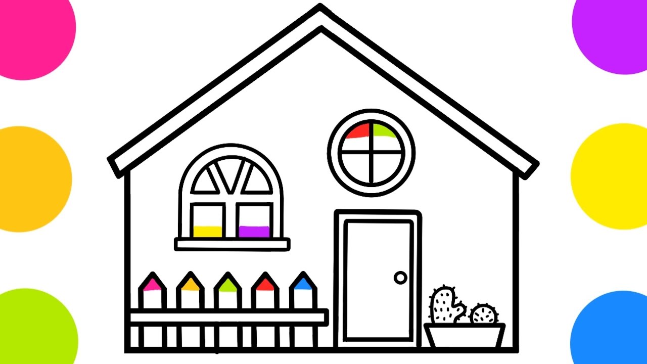Como desenhar uma casa aconchegante 🏠 How to draw a house 