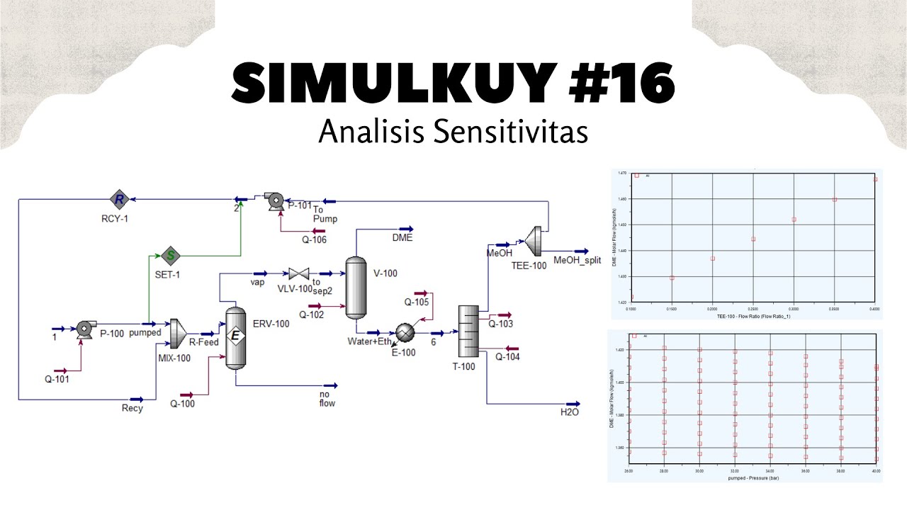 Analisis Sensitivitas (Studi Kasus Produksi DME) | Simulkuy #16