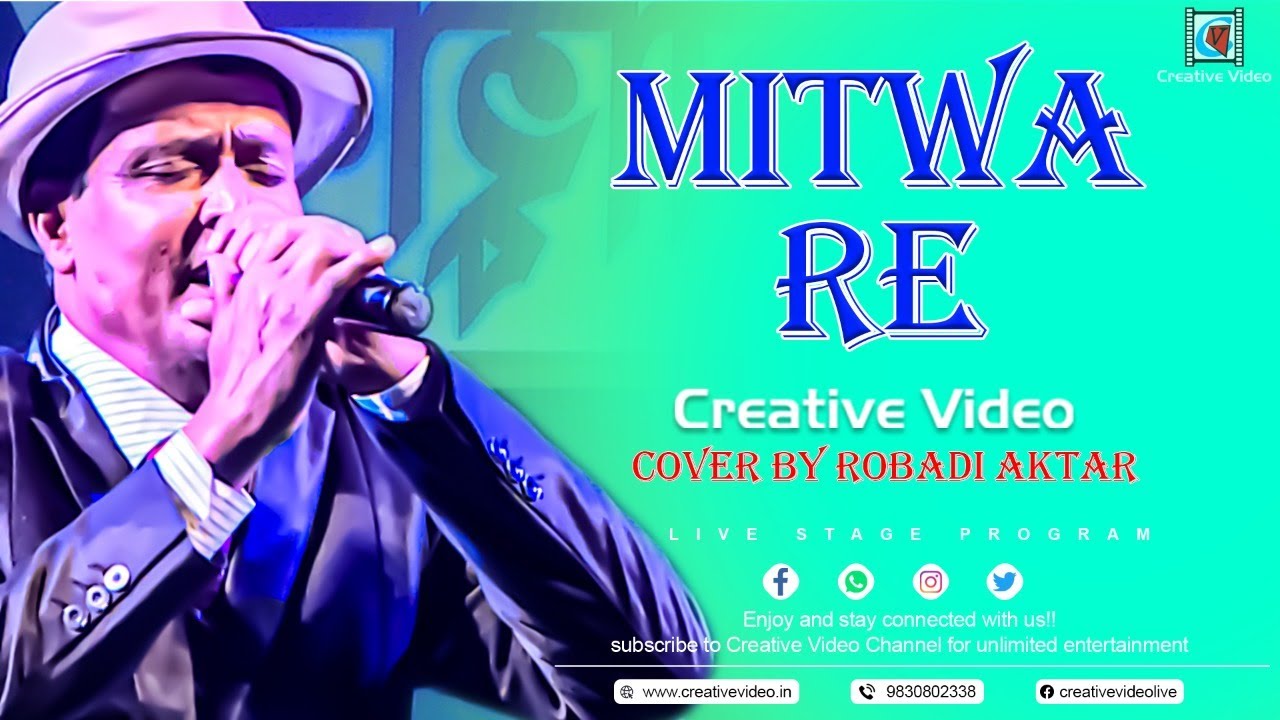 Mere Mitwa Mere Meet Re - Geet Songs | Lata Mangeshkar, Mohammed Rafi | Live Cover by #Robady Aktar