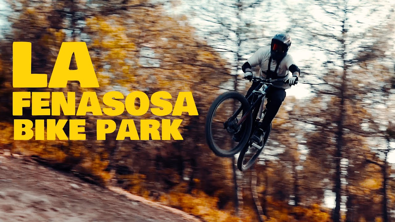 FIRST TIME RIDING OUTSIDE OF ICELAND! BIG CRASH... La Fenasosa Bike Park, Spain