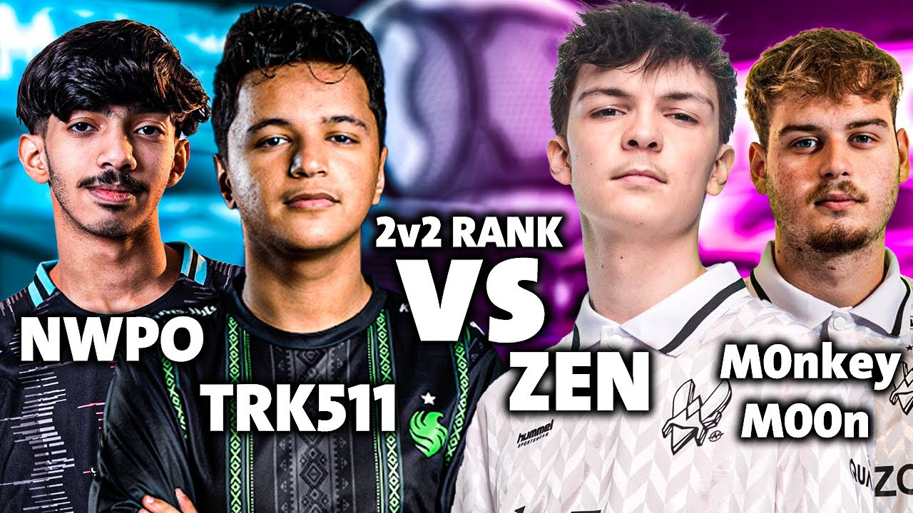 روكيت اقيام اسطوريه وقوييه 🤯🔥: نوبو وترك ضد الفرنسيين زين ومونكي مون 🔥| NWPO TRK vs MM ZEN 2v2 RANK