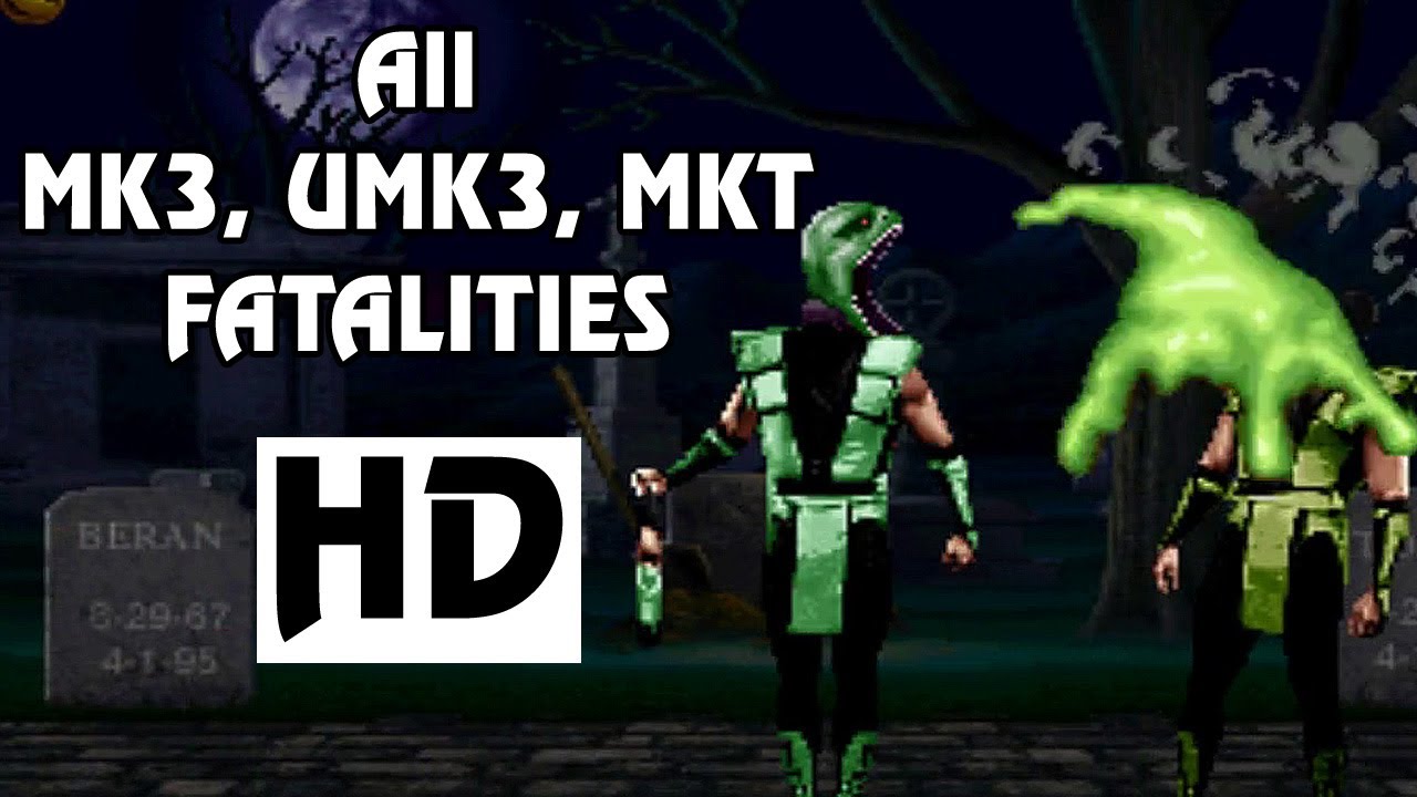 Mortal Kombat 3, Ultimate MK3 and MK Trilogy - Fatality Demonstration (60 FPS)