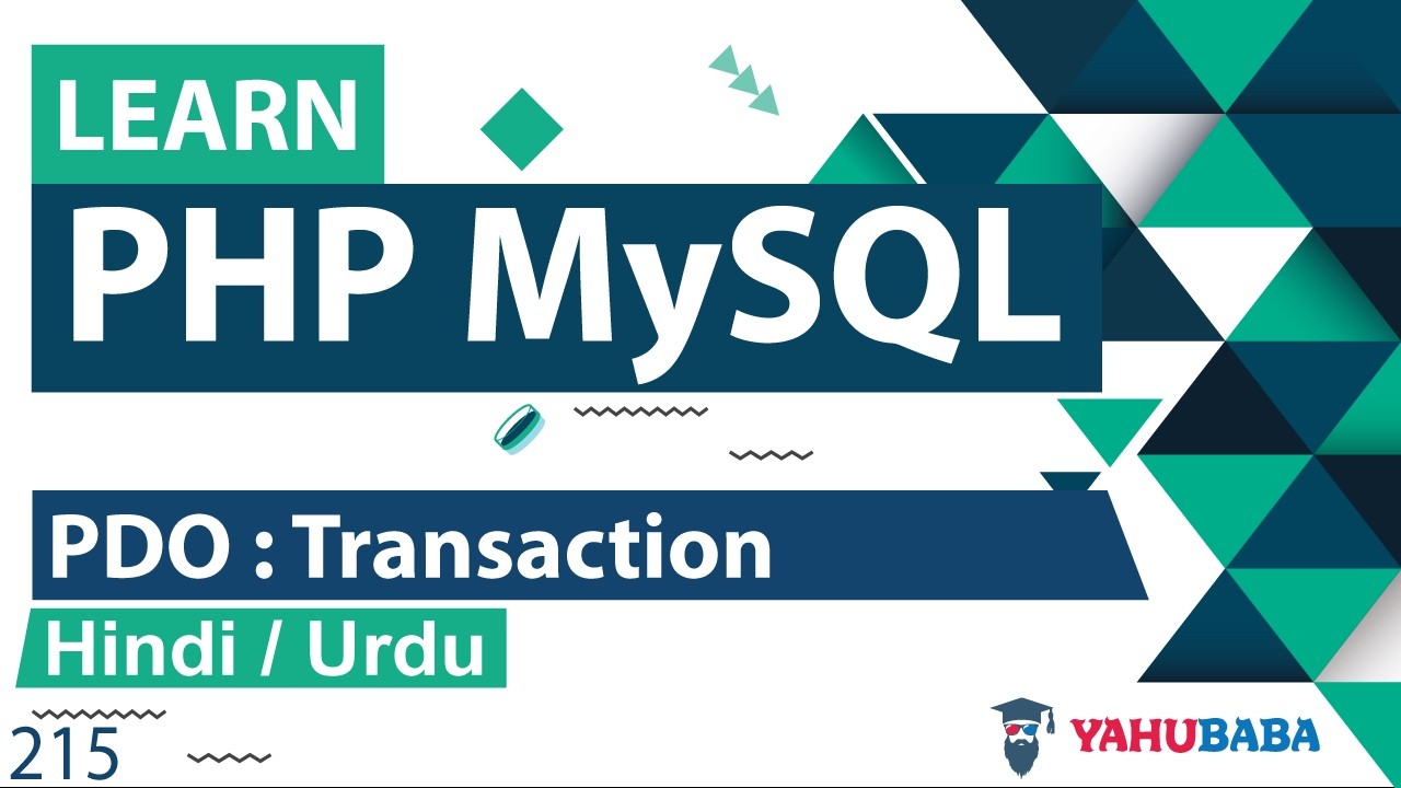 PHP PDO - Transaction Tutorial in Hindi / Urdu