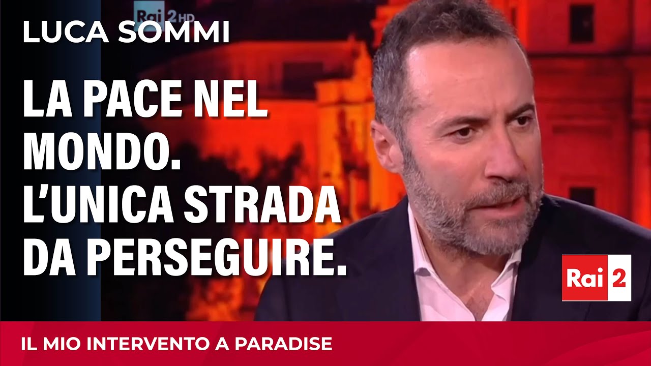 La pace nel mondo. L'unica strada da perseguire.