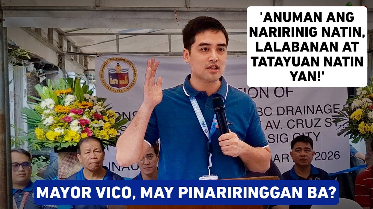 MENSAHE NI MAYOR VICO SOTTO SA INAGURASYON NG ISANG PROYEKTO SA BRGY. KALAWAAN | PASIG CITY 