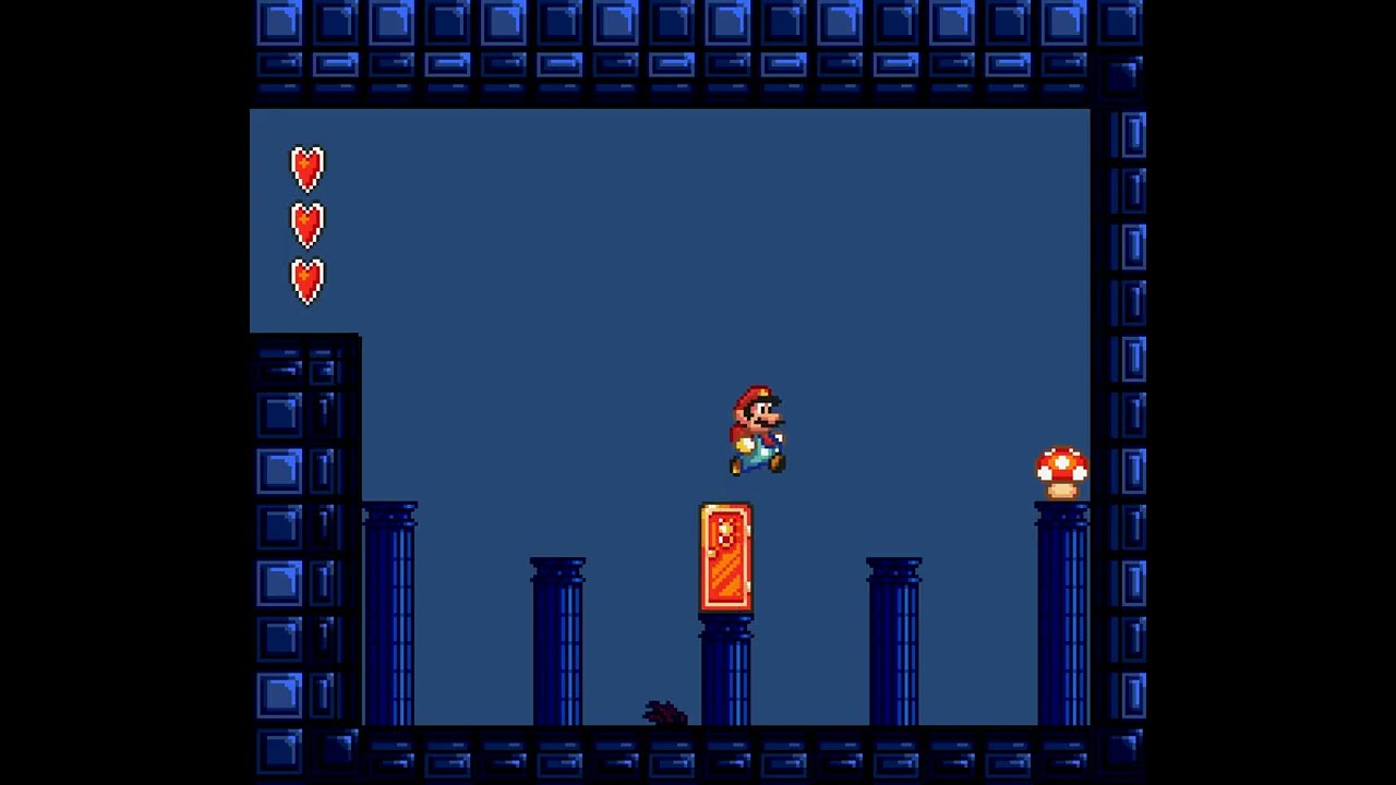 Super Mario All-Stars - Super Mario Bros. 2 - World 7-2