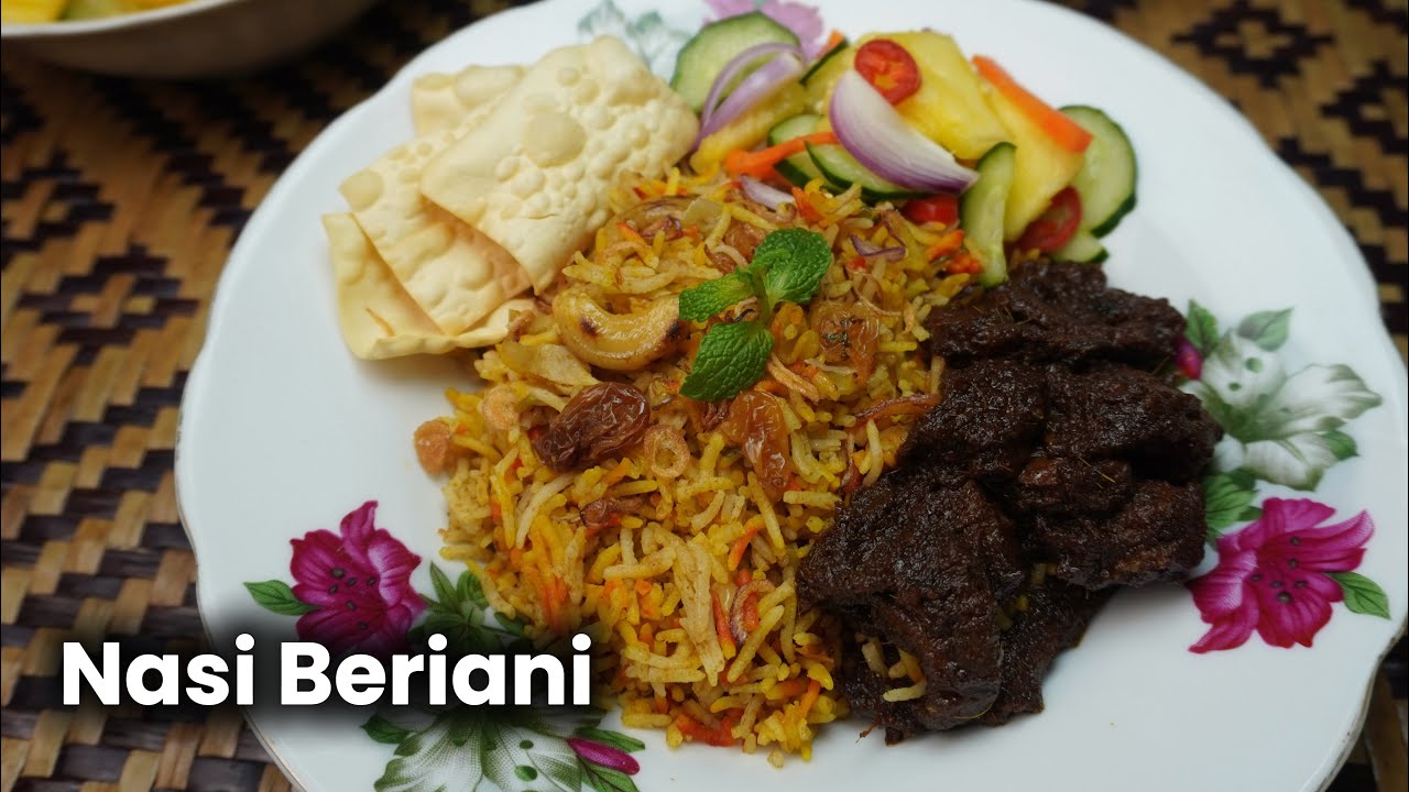 Nasi Beriani mudah | guna rice cooker