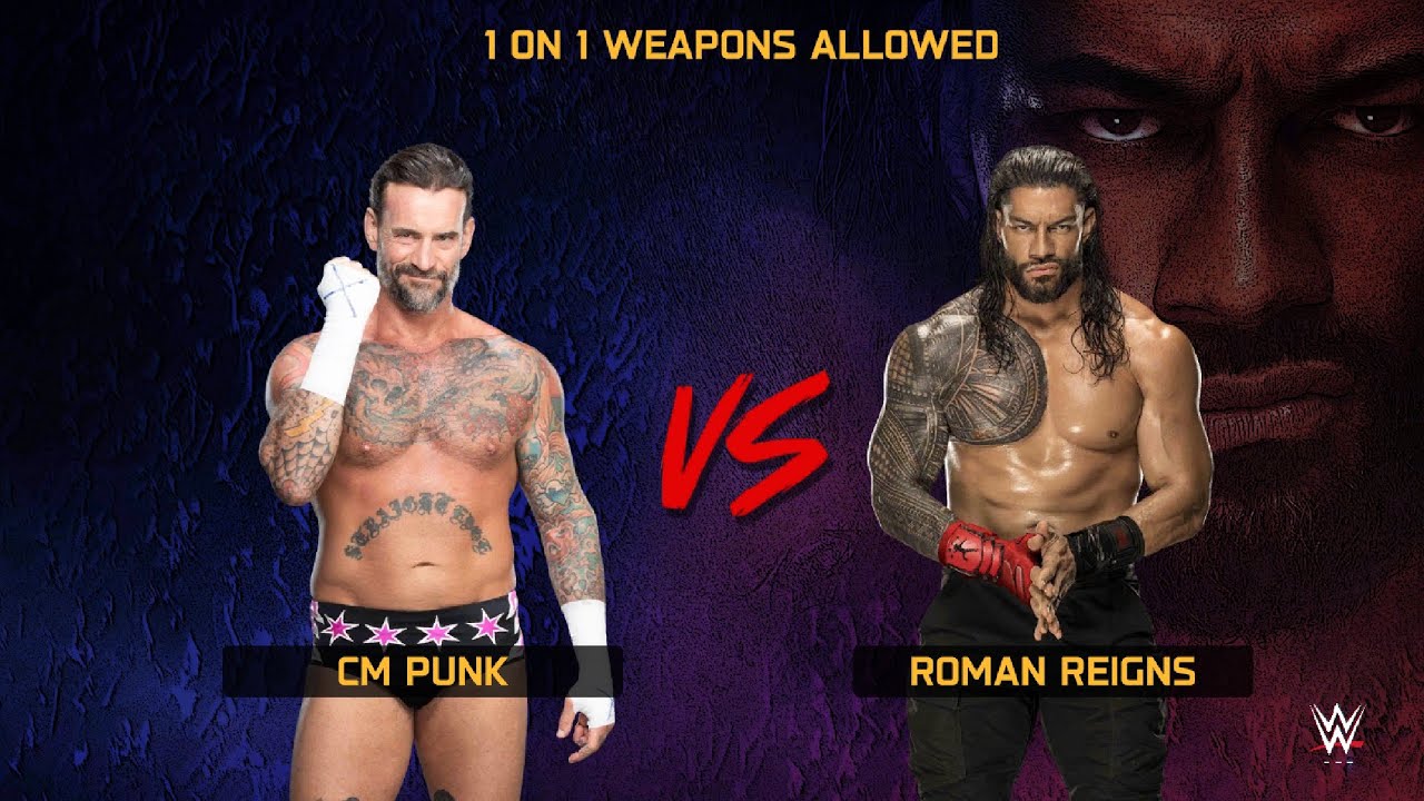 CM PUNK VS ROMAN REIGNS WWE 2k25 NETFLIX EDITION IPHONE 17 
