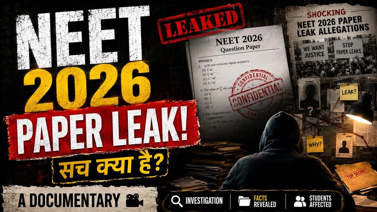 NEET 2026 PAPER LEAK EXPOSED | Full Investigation Documentary