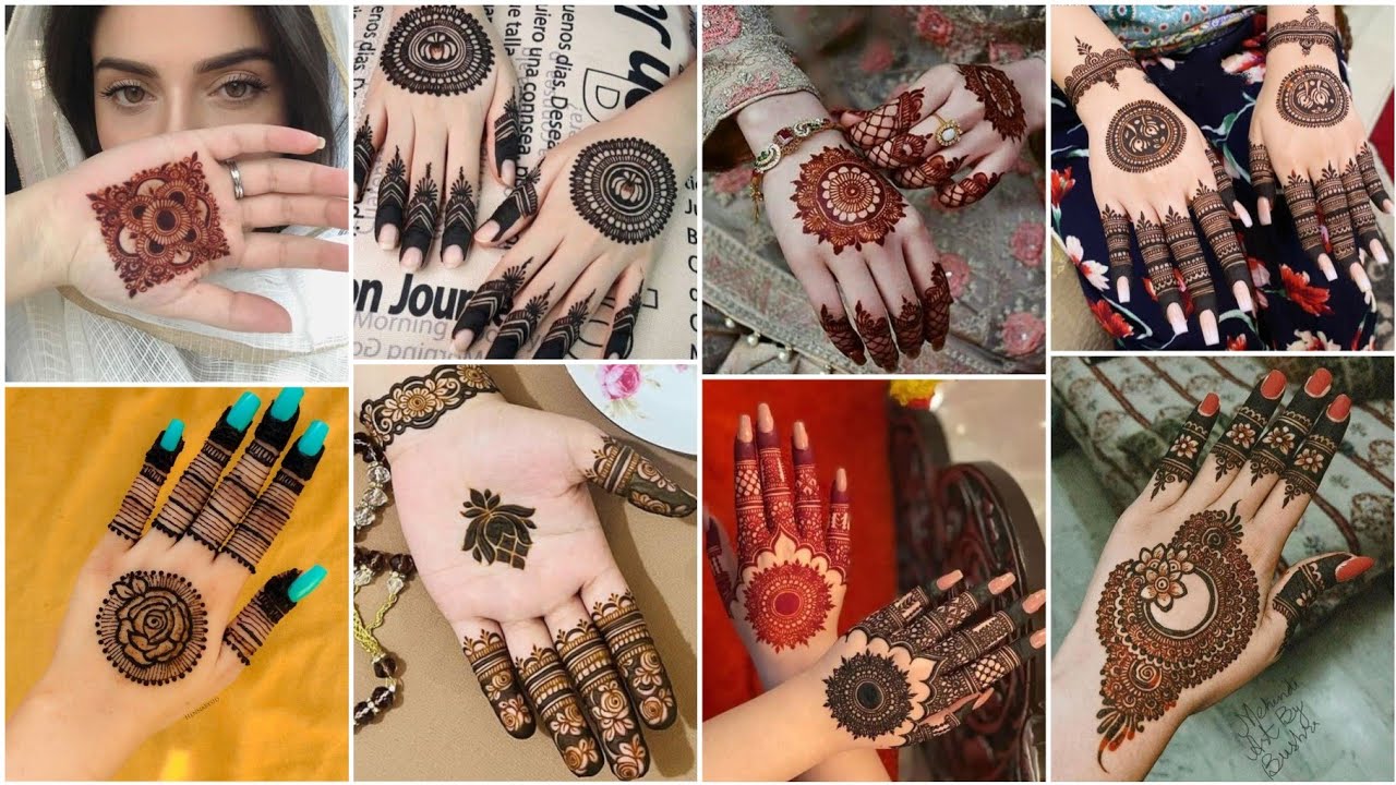 Easy & Simple Beautifull Gol tiki mehndi designs/2025 Gol tiki mehndi designs Lovely Ideas