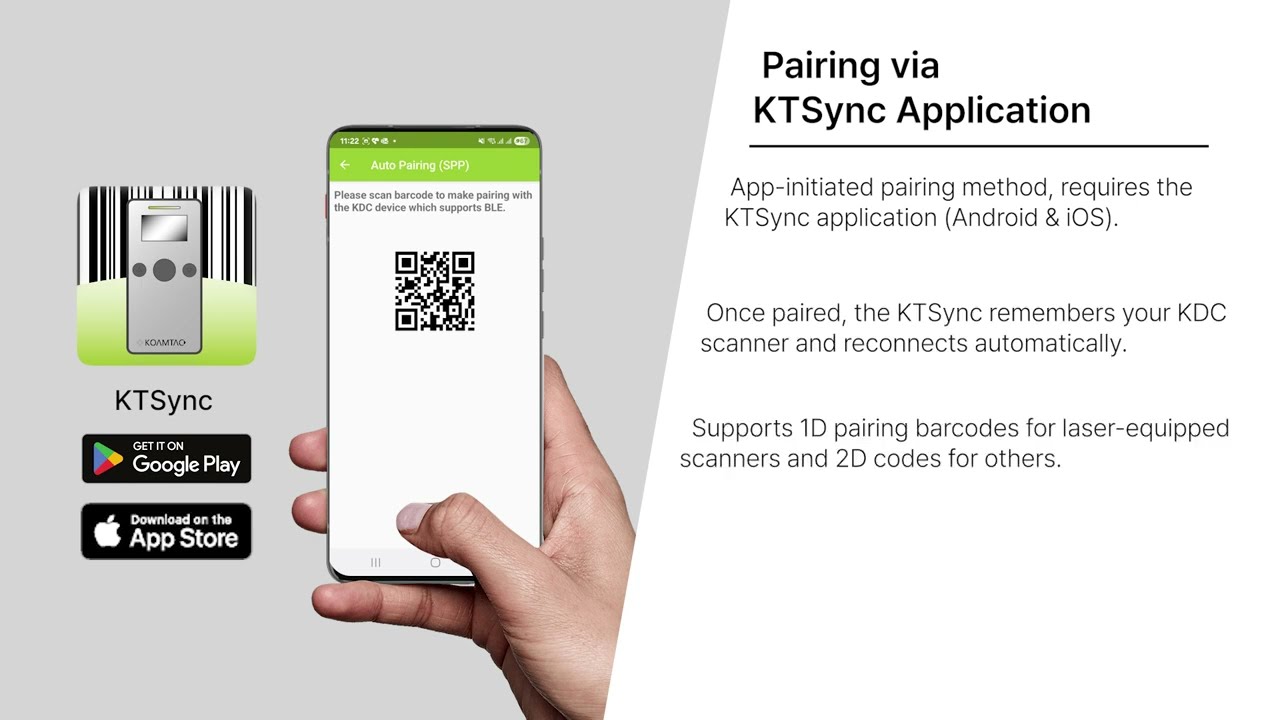 Bluetooth Made Easy: Pairing Methods for KDC Companion and SmartSled Scanners.