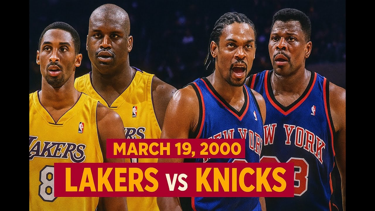 03/19/2000 Lakers vs. Knicks Kobe Bryant Full game