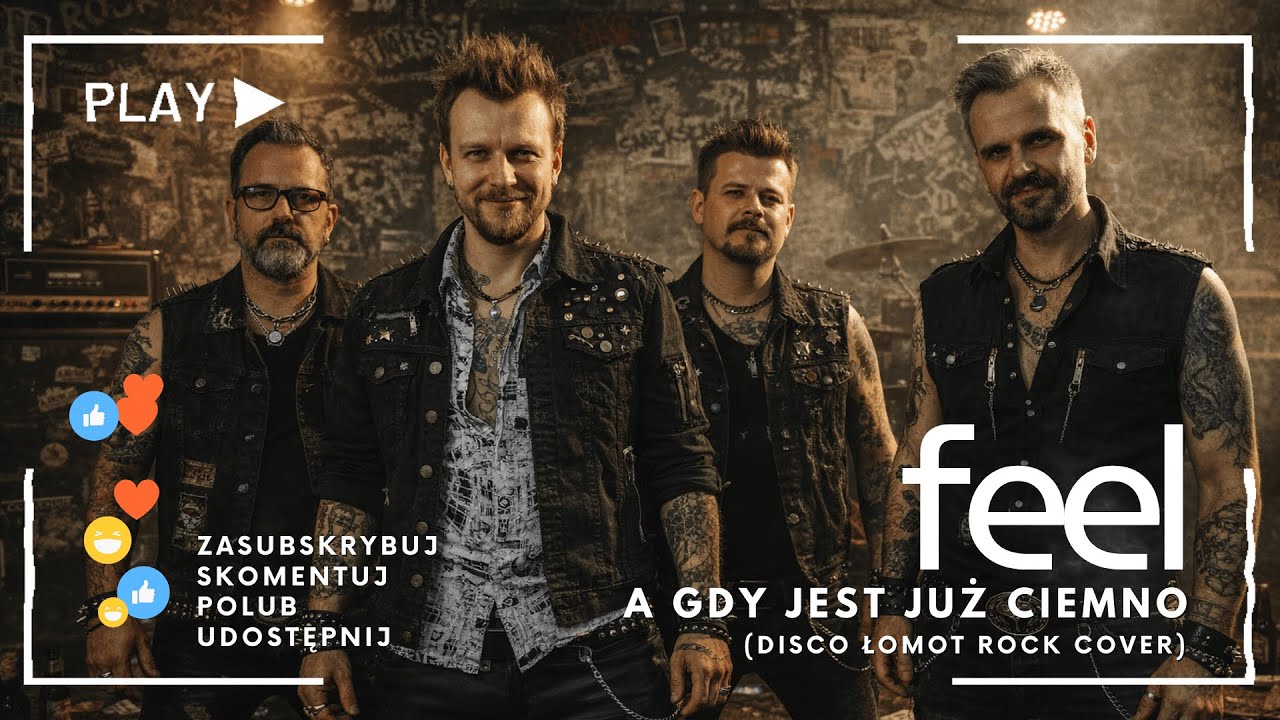 🔥 Feel - A Gdy Jest Już Ciemno (ale to HARD ROCK BALLAD cover)🤘DISCO ŁOMOT