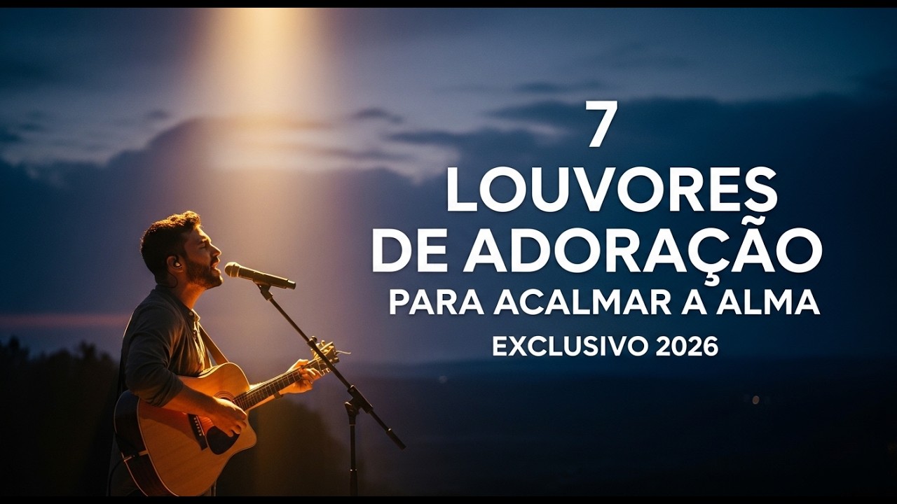 🔥7 Melhores Louvores de 2026 | Música relaxante ajuda você a se sentir positivo