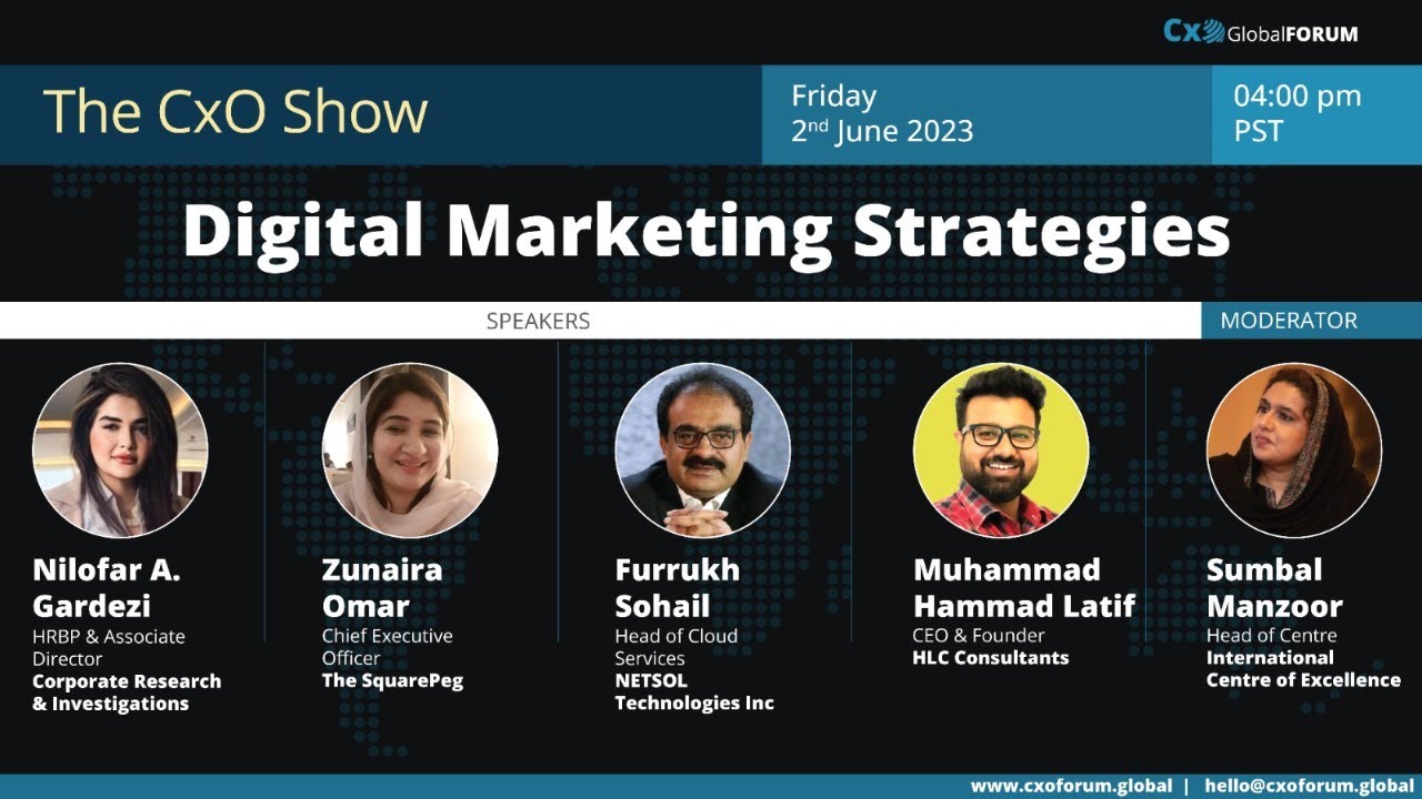 CxO Global Forum - Digital Marketing Strategies
