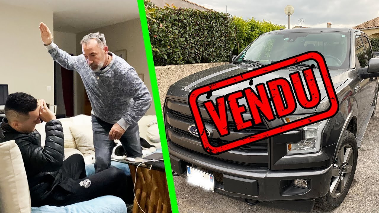 JE VENDS SON FORD SUR INTERNET !  (il s'enervre) loendko