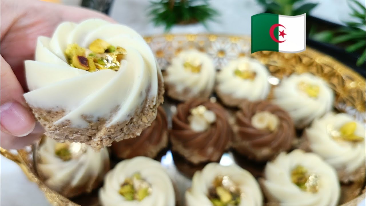 بنيون جوز الهند الراقي باسهل طريقة 😍 حلويات العيد 2026