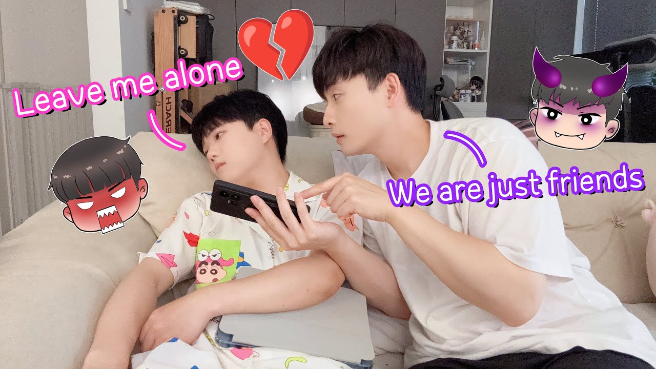 Boyfriend Calling A Strange Men and Closing Doors💔🔥He is Jealous[Gay Couple BL]