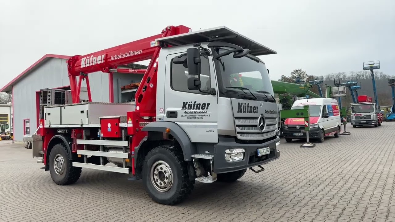 Used Truck Mounted Boom Lift 2015 Ruthmann TBR 220 S7 on Mercedes-Benz Atego 918 AF  | equippo.com |