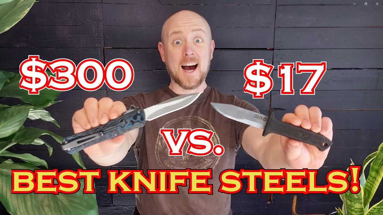 Underrated and Overrated Knife Steels! Why you should have cheap knives! Best knife Steel for the $$