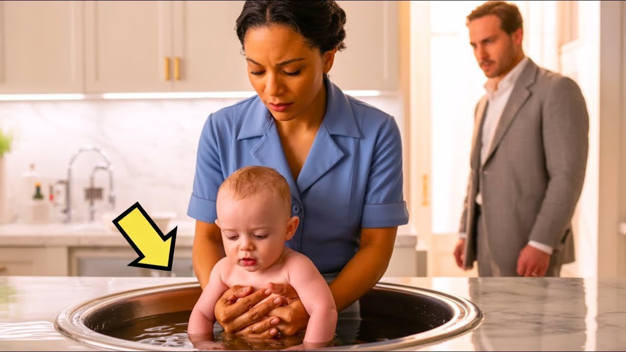 SIE WAR NUR EINE PUTZFRAU – BIS SIE DEM SOHN DES VERWITWETEN MILLIONÄRS EIN BAD GAB