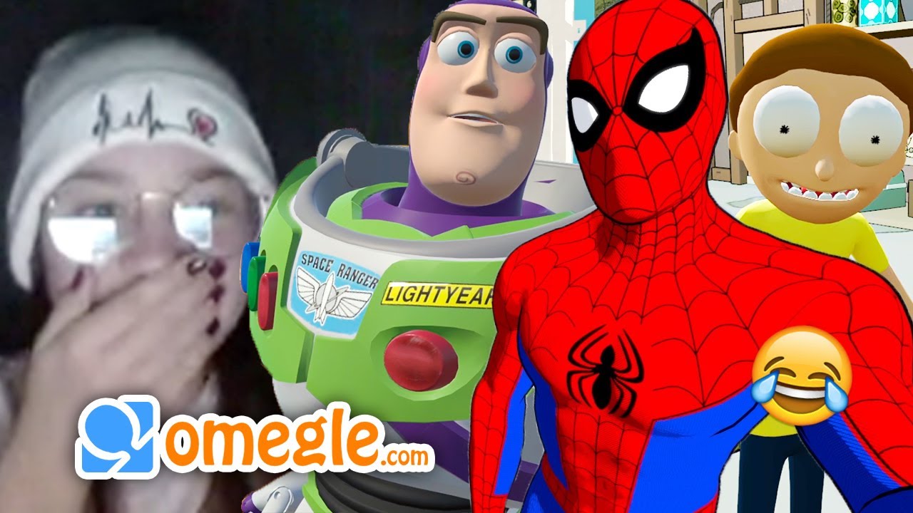 Des perso de FILMS sur Omegle (Spiderman, Star Wars, Rick & Morty..)