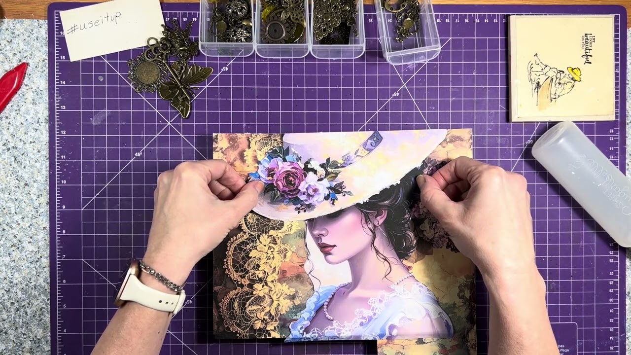 CREATING OUTSIDE THE BOX with the ROMANCE BUNDLE a DP for @Paperomia #thesimplecrafter 