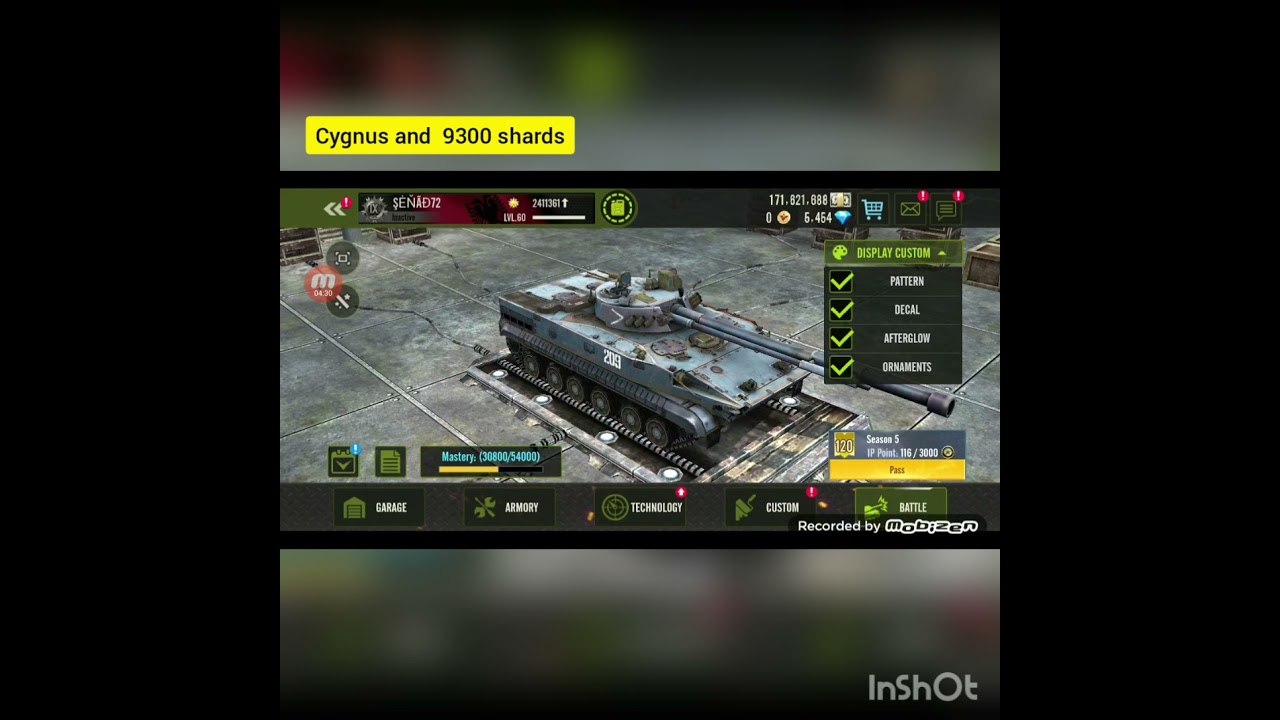 iron force ,,cygnus and 9300 shards