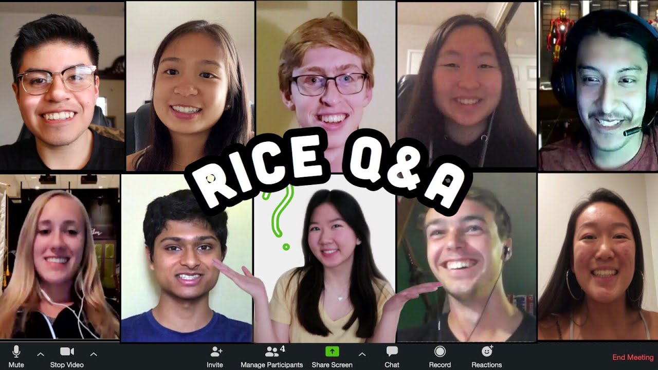 Rice University Q&A: fav part about Rice, why your major, honest rating on food + more! | Part 1