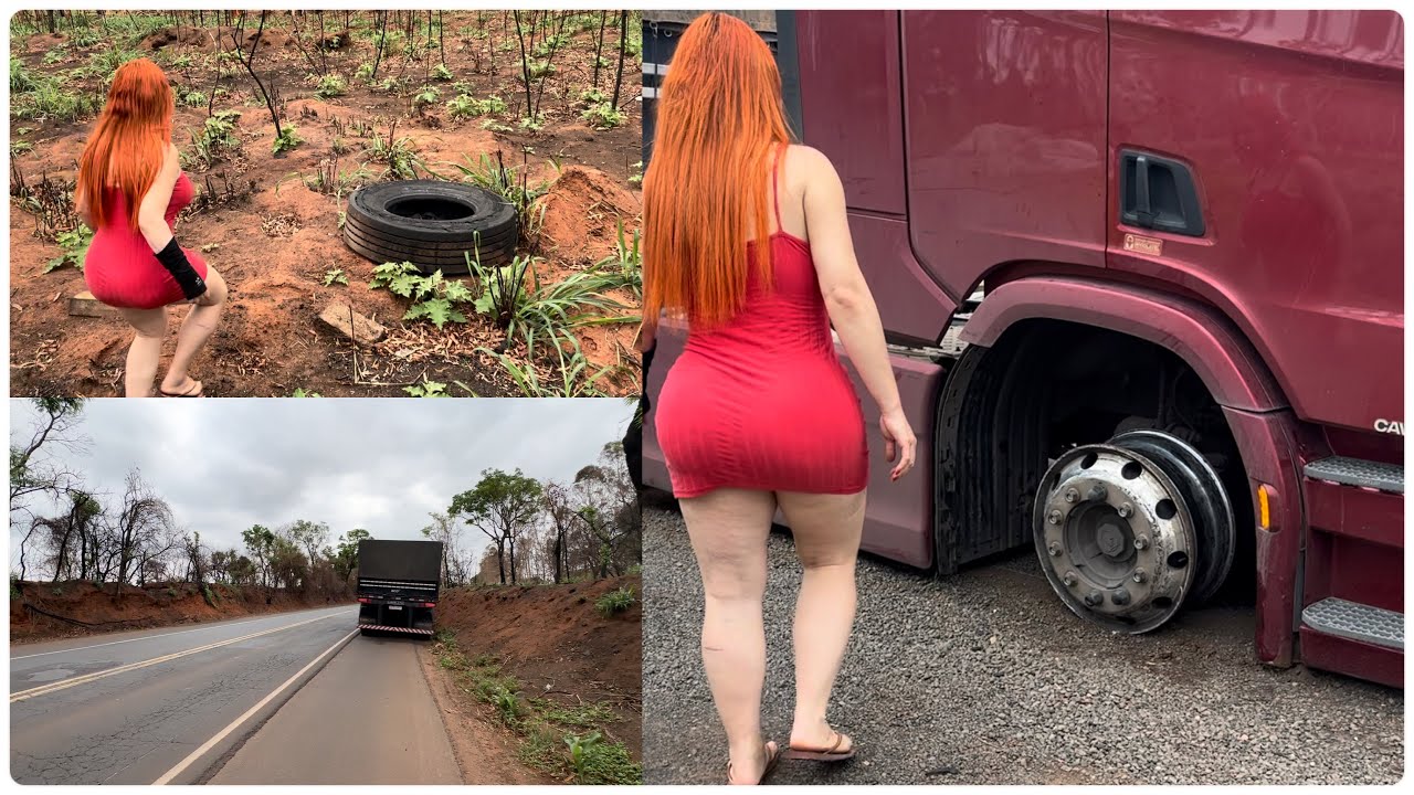 Que livramento 😱estourou o pneu da frente..