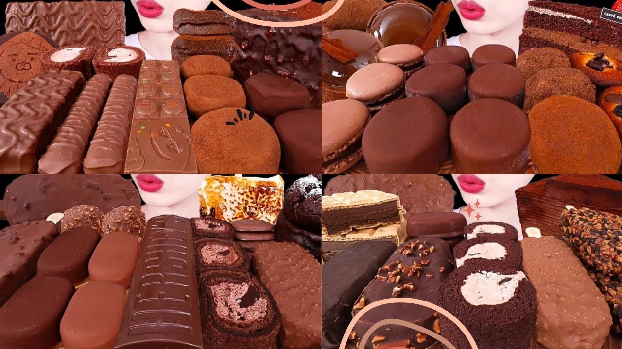 5X SPEED ASMR CHOCOLATE EXPLOSION 🍫 All Chocolate Mukbang (No Talking) EATING SOUNDS