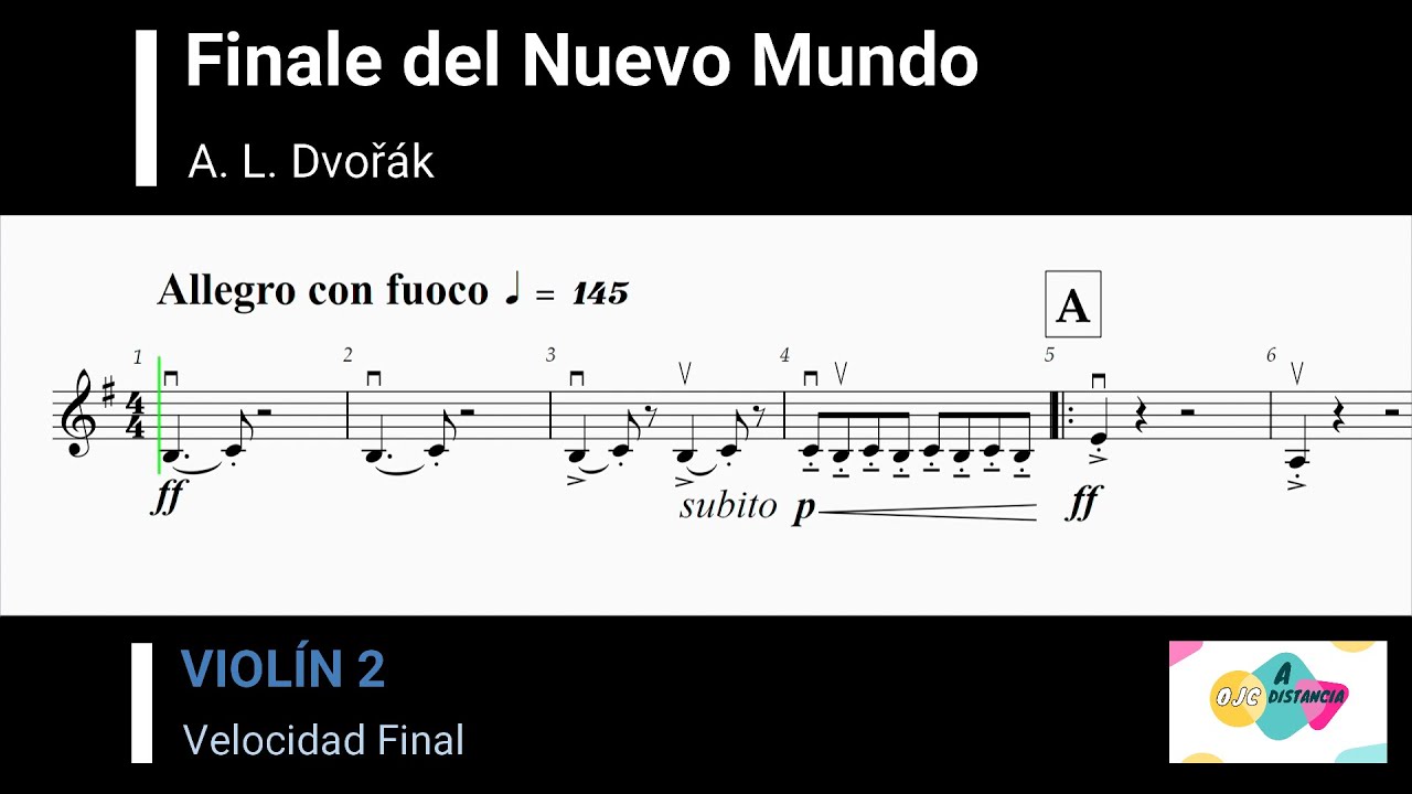 Finale del Nuevo Mundo - A. L. Dvorak / Violín 2