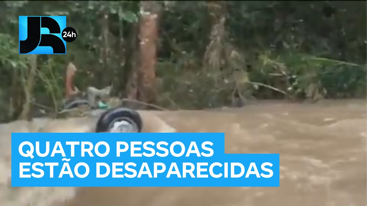 Quatro pessoas est&atilde;o desaparecidas depois de temporal no Rio Grande do Sul