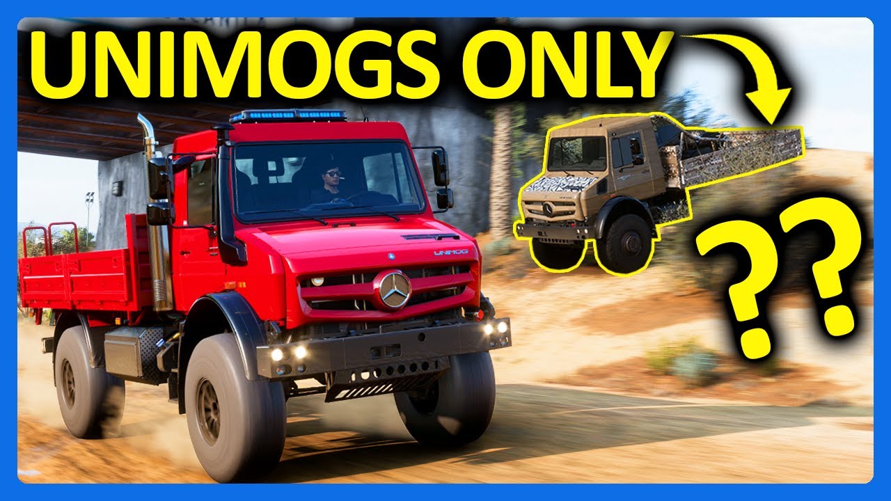 Forza Horizon 5: Manhunt, но только с Unimog'ами....