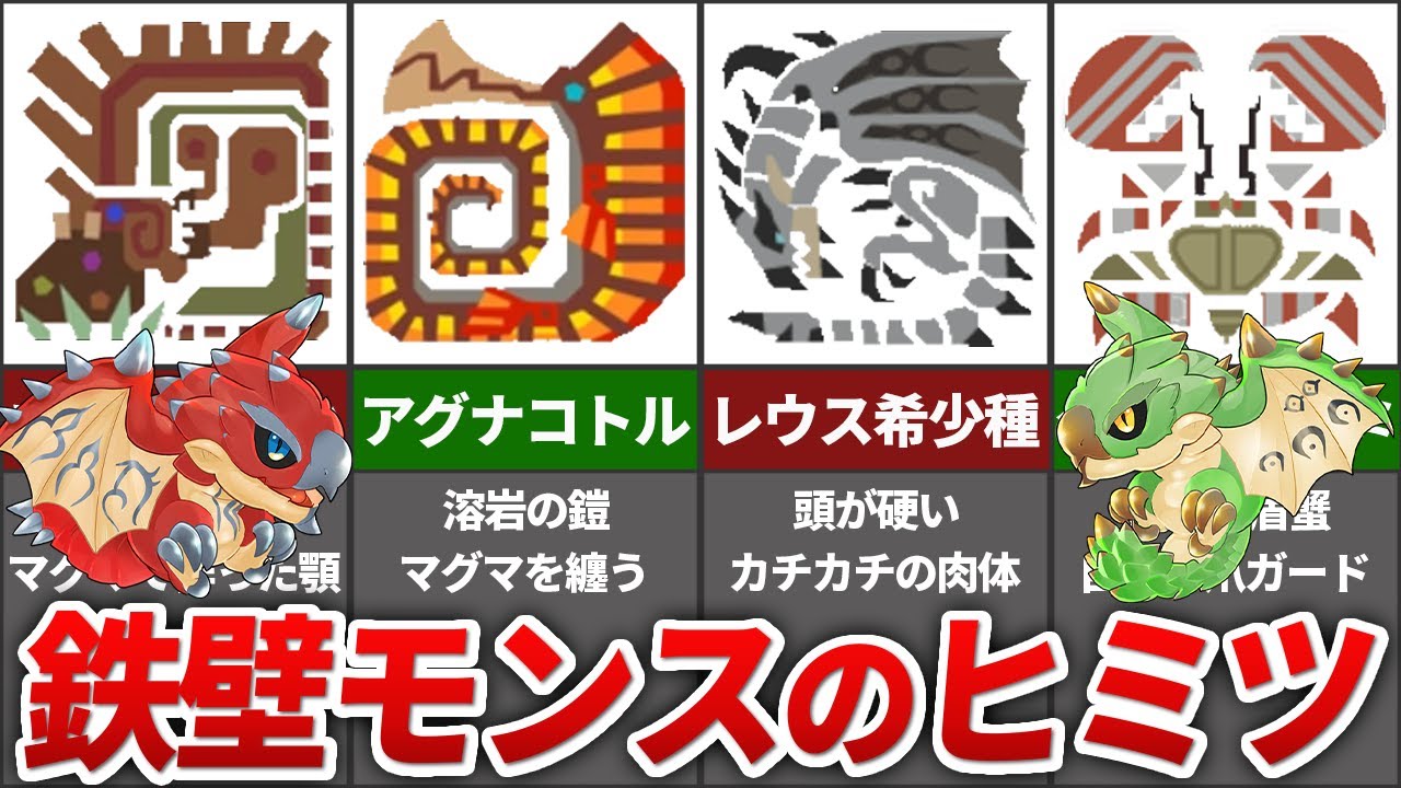 【リオレウスと行く!】あまりにも肉質が硬すぎる鉄壁モンスターたちの生態を探ろう【モンハン】