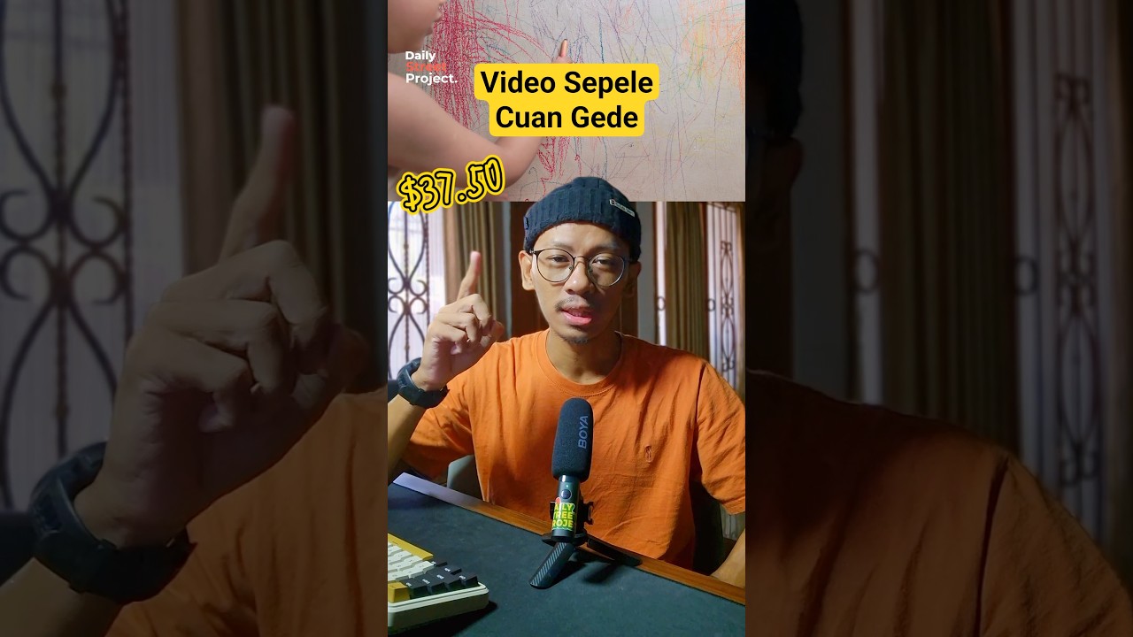 Gak Nyangka, Video Sederhana ini dibayar Rp600 ribu‼️ #shutterstock #jualfootage