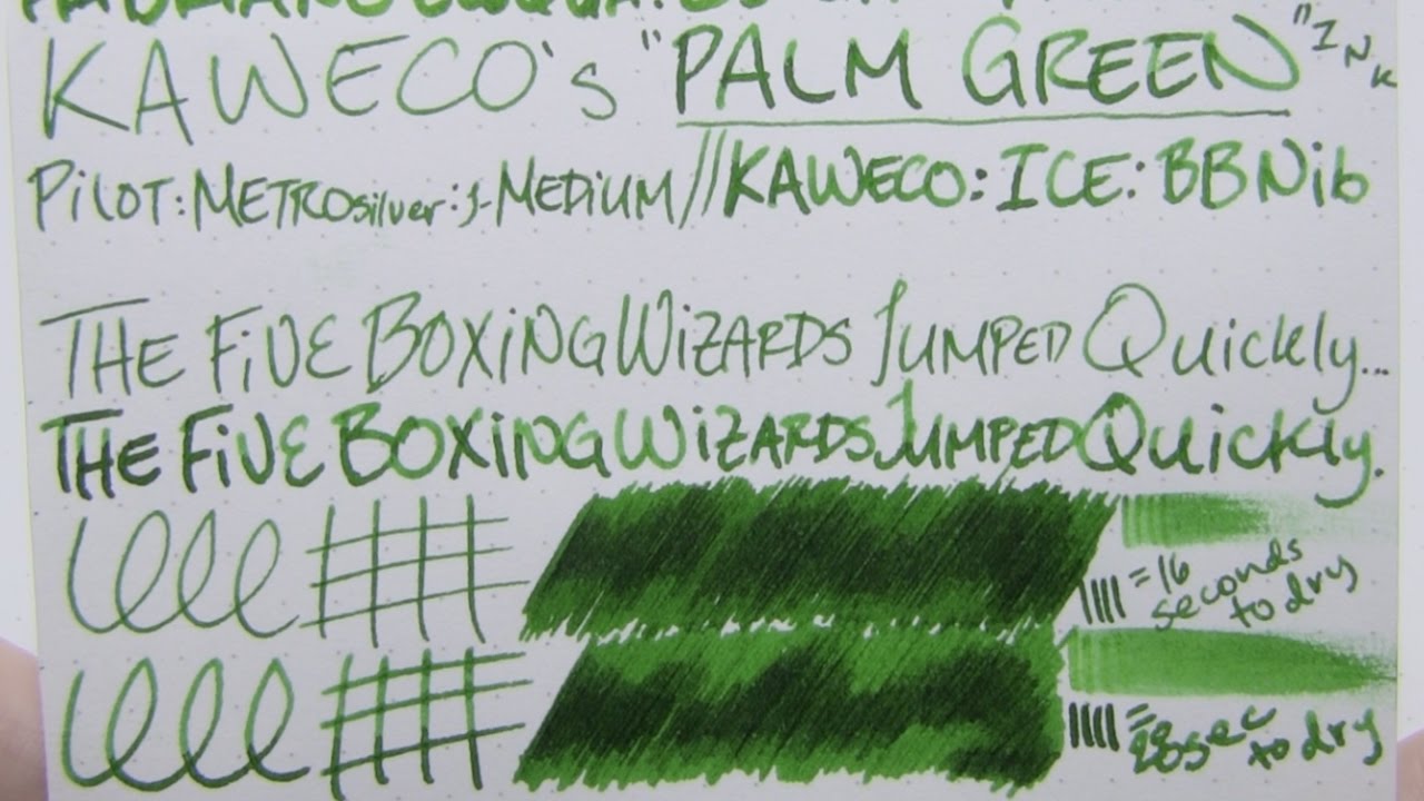 Ink Review: Kaweco's 
