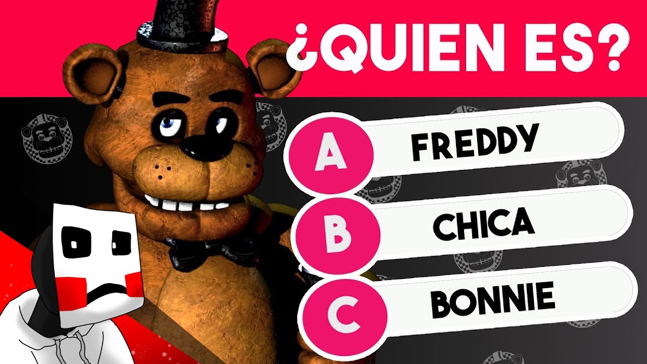 CAKE APUESTA MOSTRAR SU CARA SI PIERDE UN QUIZ DE FIVE NIGHTS AT FREDDY'S