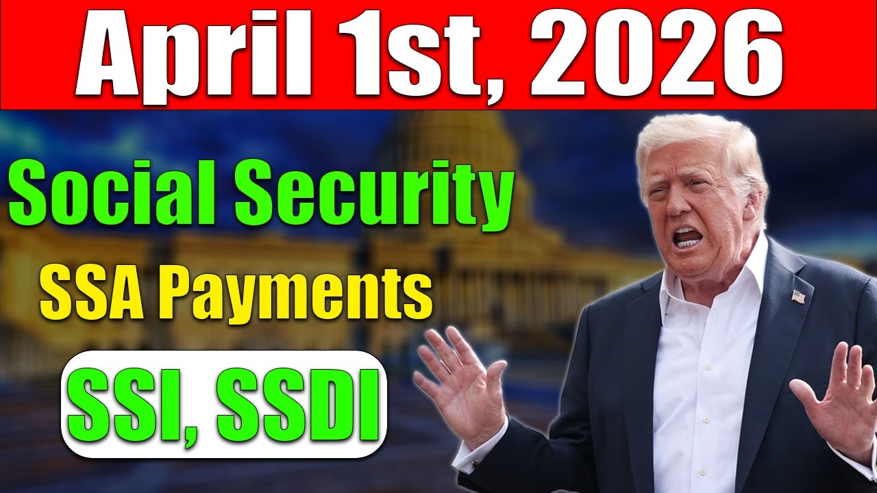 From April 1: Full Social Security Payment Schedule (SSA, SSI, SSDI) Explained