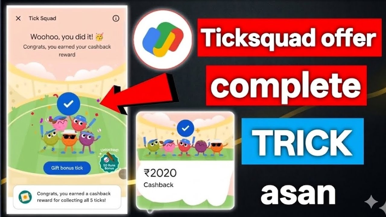 Google Pay offer completion TRICK up to ₹2020 🤫 | Google Pay 5 Tick Complete | Google Pay offer 2026