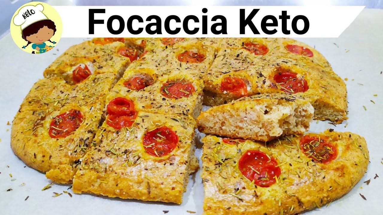 PAN FOCACCIA KETO | CETOGENICA Pan keto | cetogenético